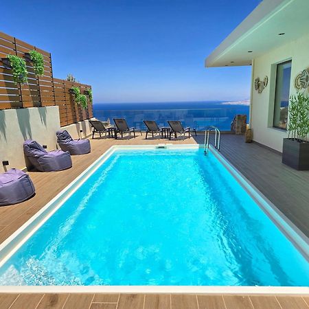 Villa Balcony, Cozy Villa With Amazing View Rodhiá 외부 사진