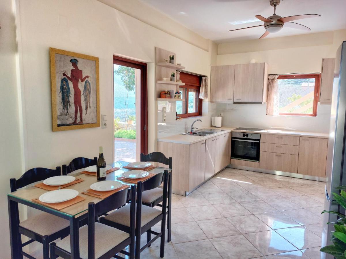 Villa Balcony, Cozy Villa With Amazing View Rodhiá 외부 사진