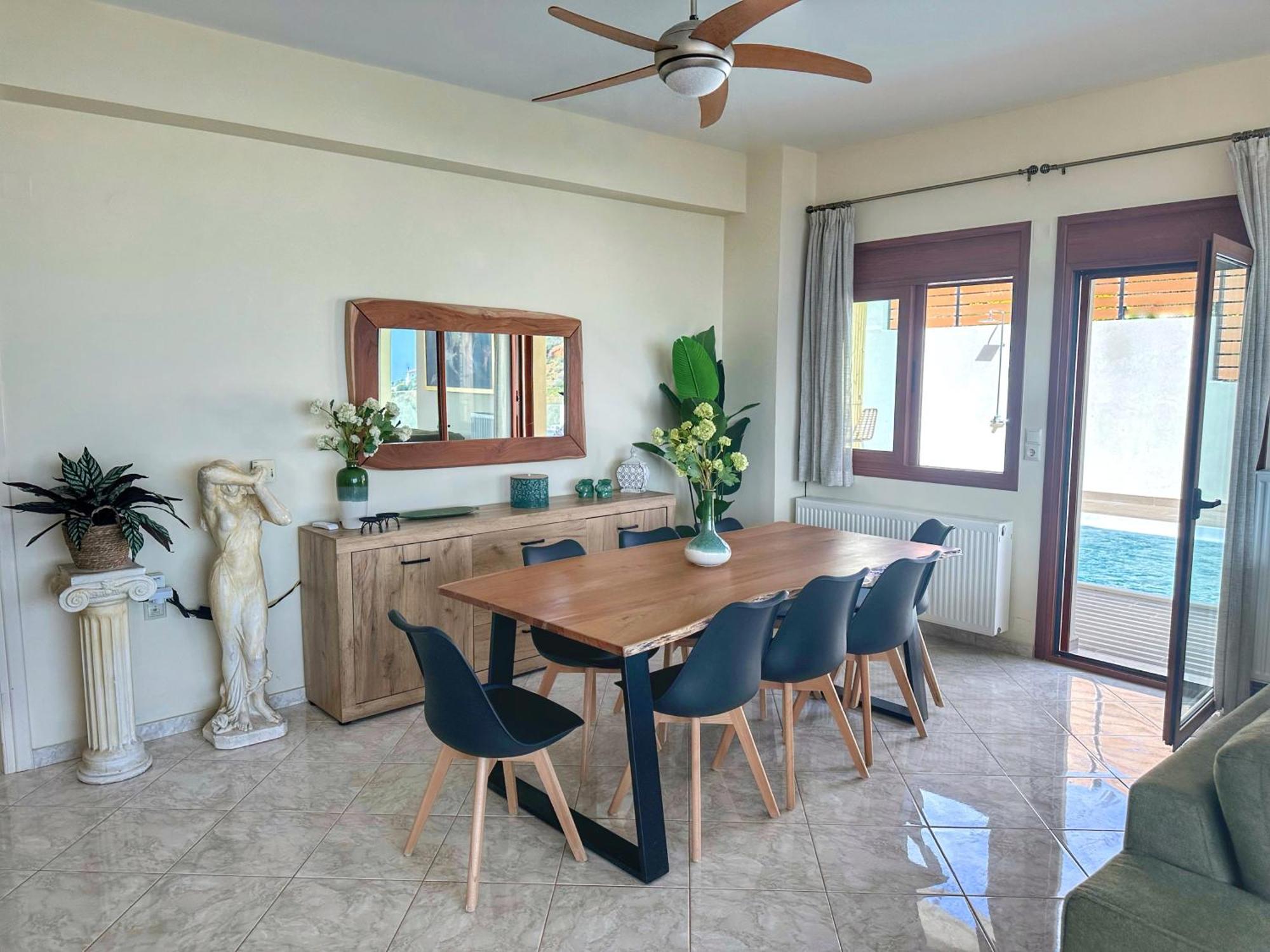 Villa Balcony, Cozy Villa With Amazing View Rodhiá 외부 사진
