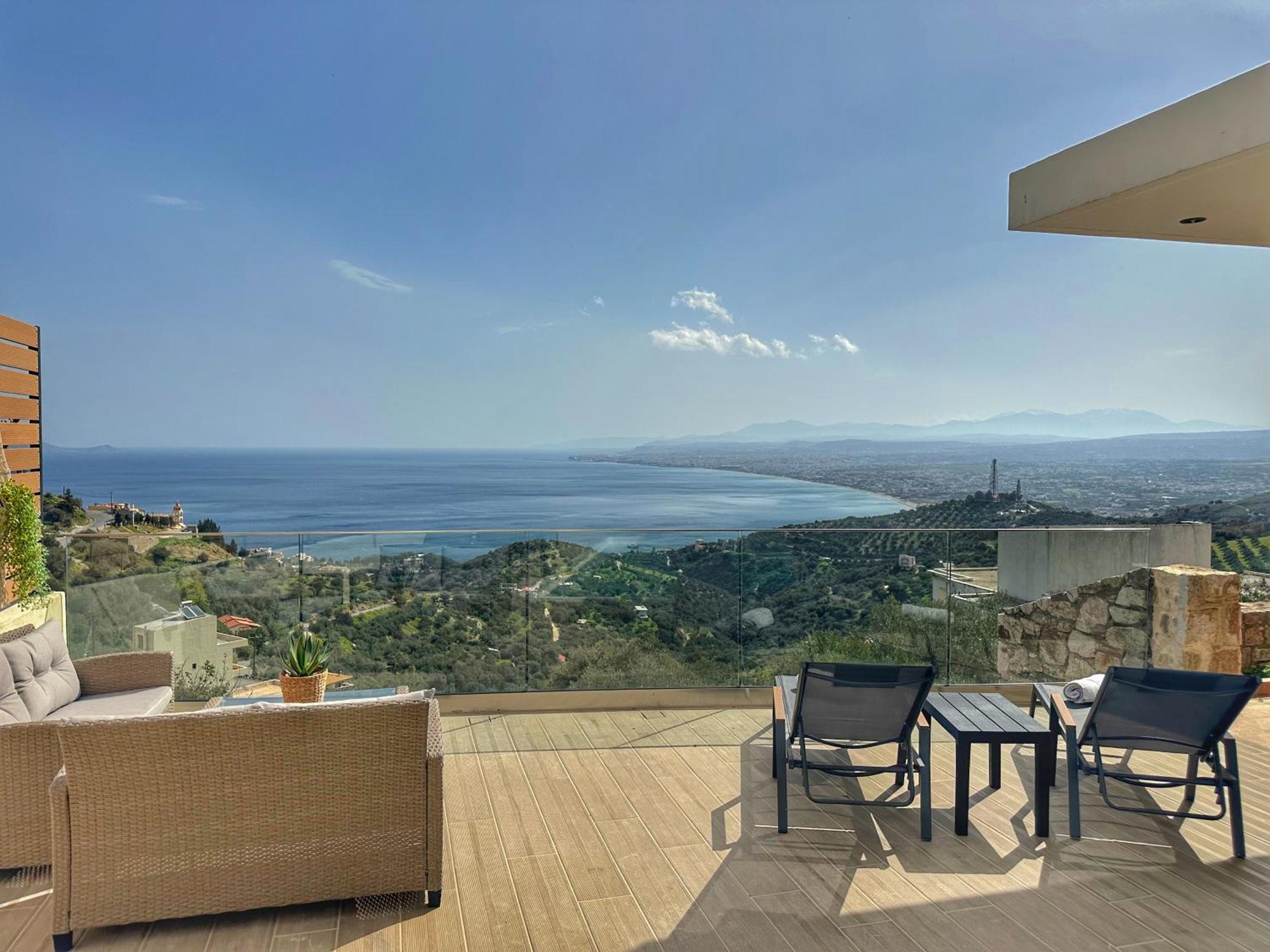 Villa Balcony, Cozy Villa With Amazing View Rodhiá 외부 사진