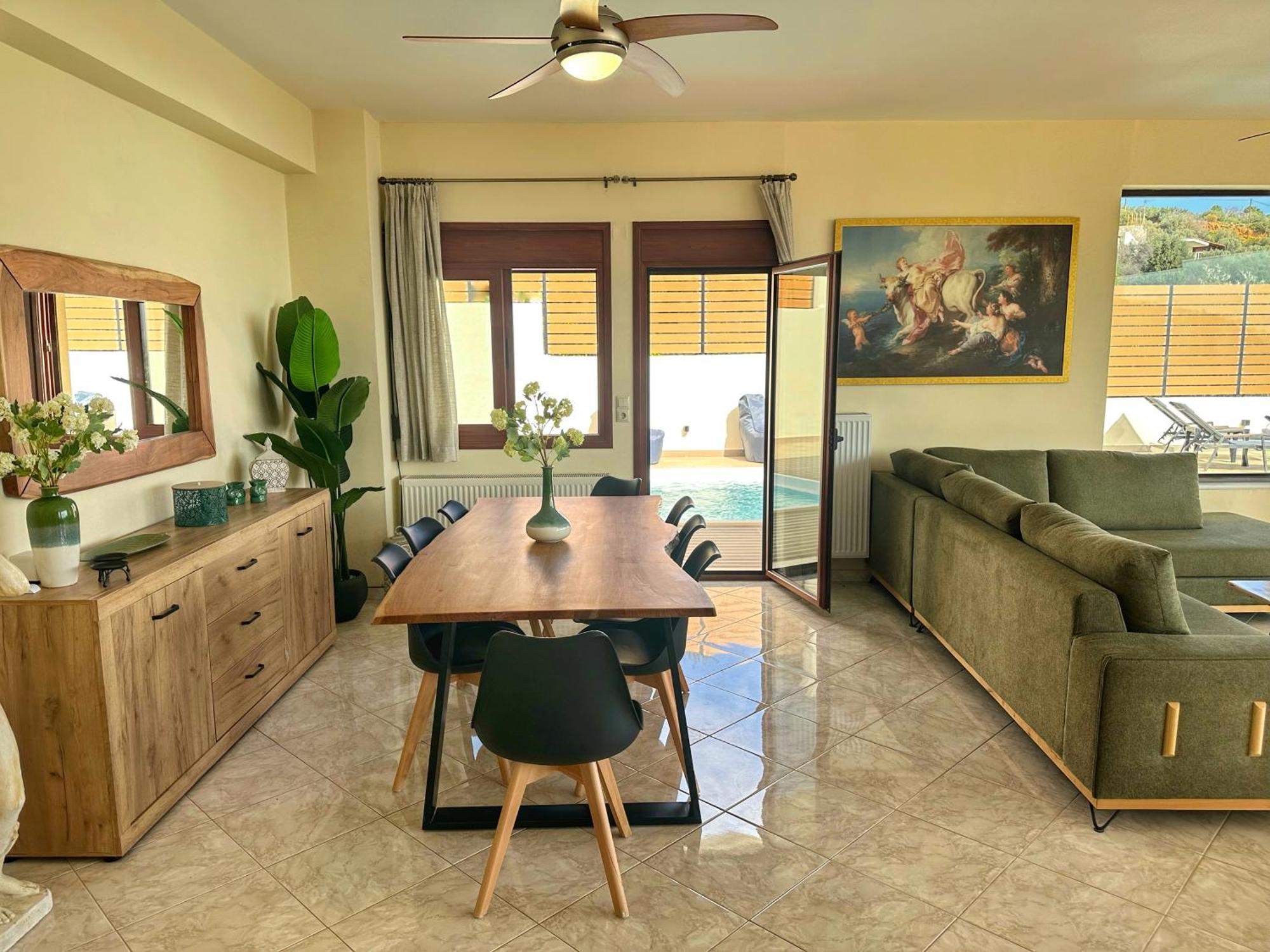 Villa Balcony, Cozy Villa With Amazing View Rodhiá 외부 사진
