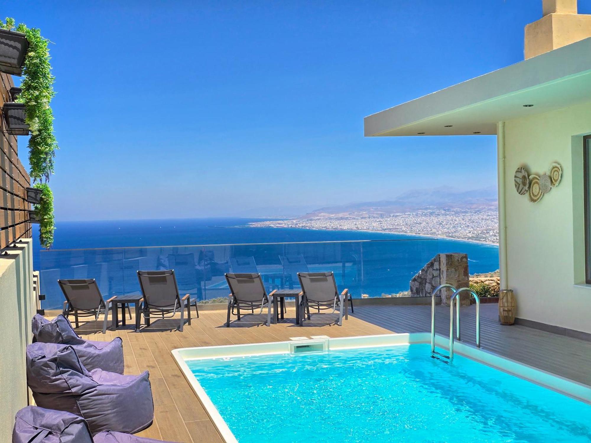 Villa Balcony, Cozy Villa With Amazing View Rodhiá 외부 사진