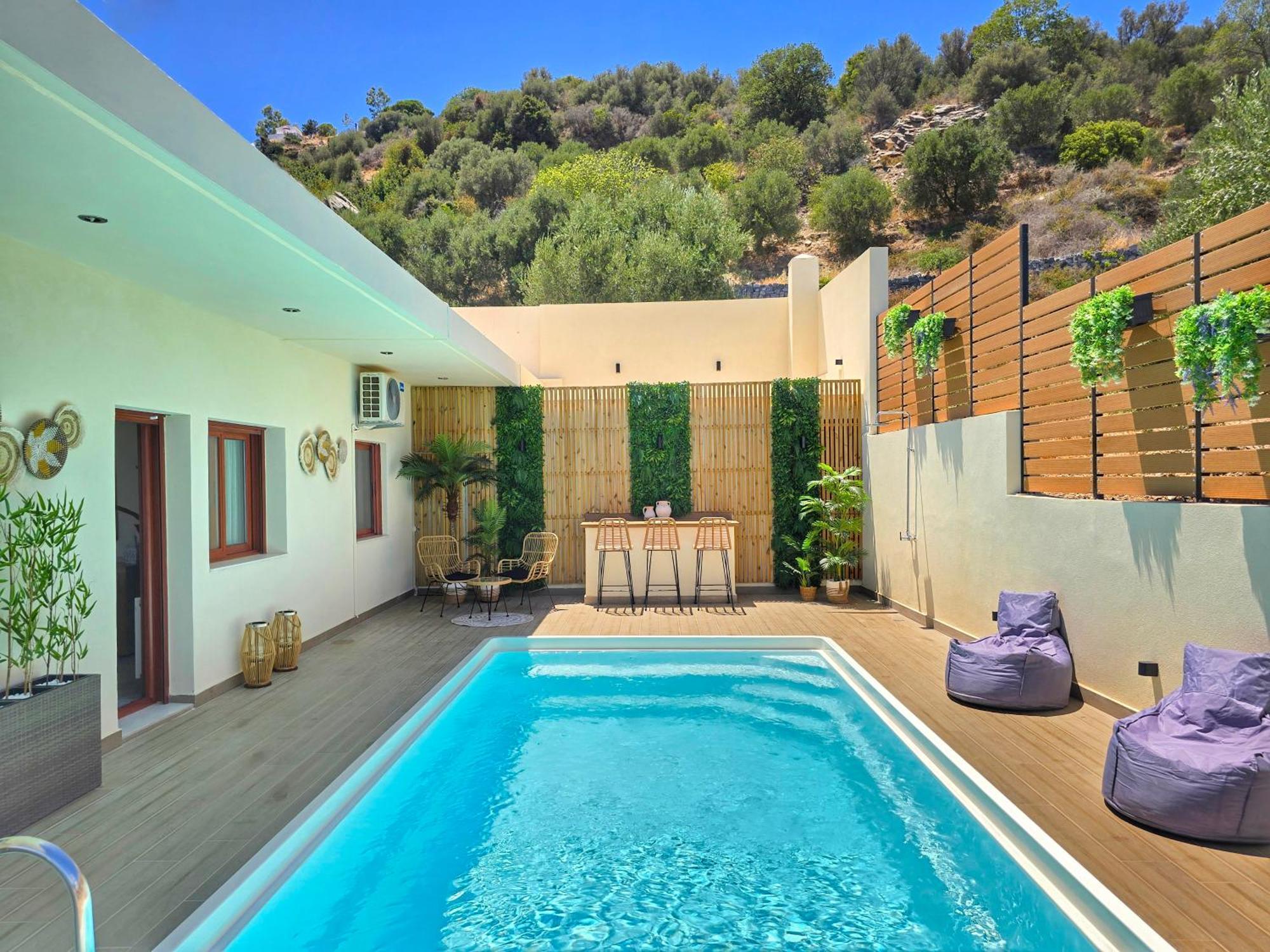 Villa Balcony, Cozy Villa With Amazing View Rodhiá 외부 사진