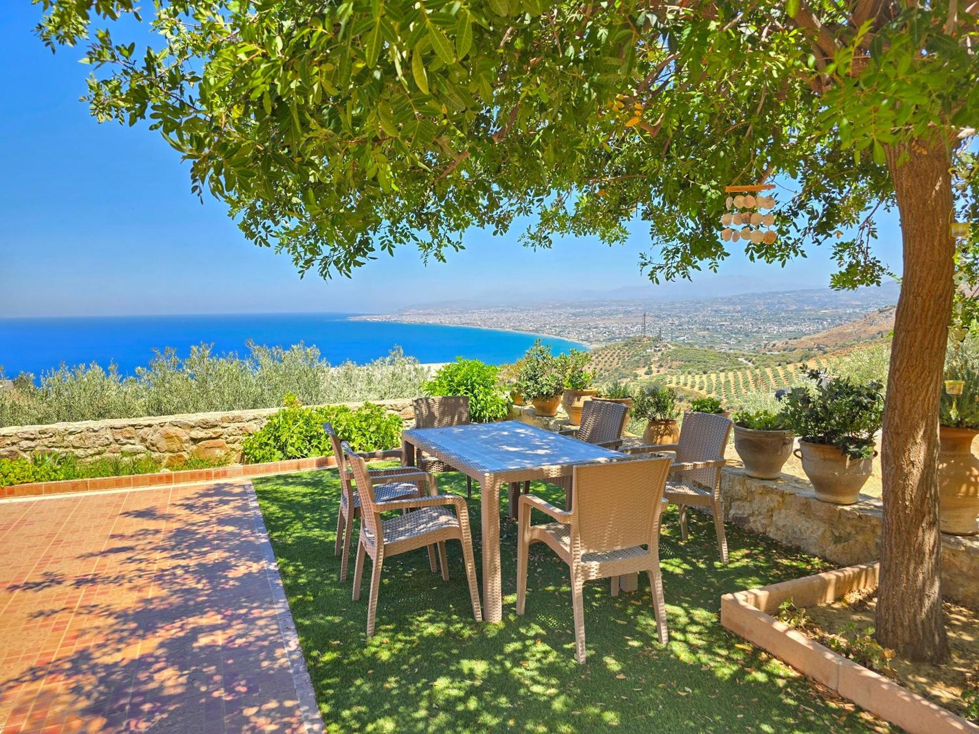 Villa Balcony, Cozy Villa With Amazing View Rodhiá 외부 사진
