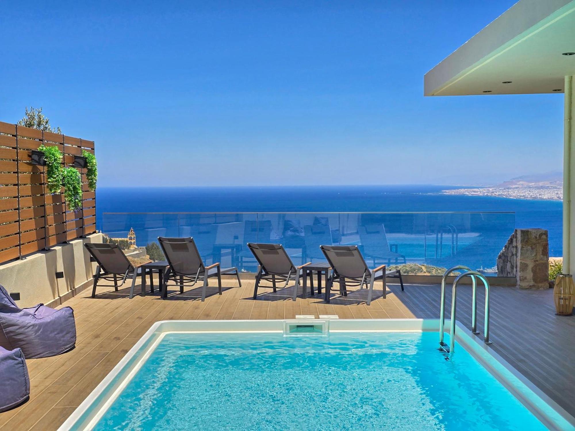 Villa Balcony, Cozy Villa With Amazing View Rodhiá 외부 사진