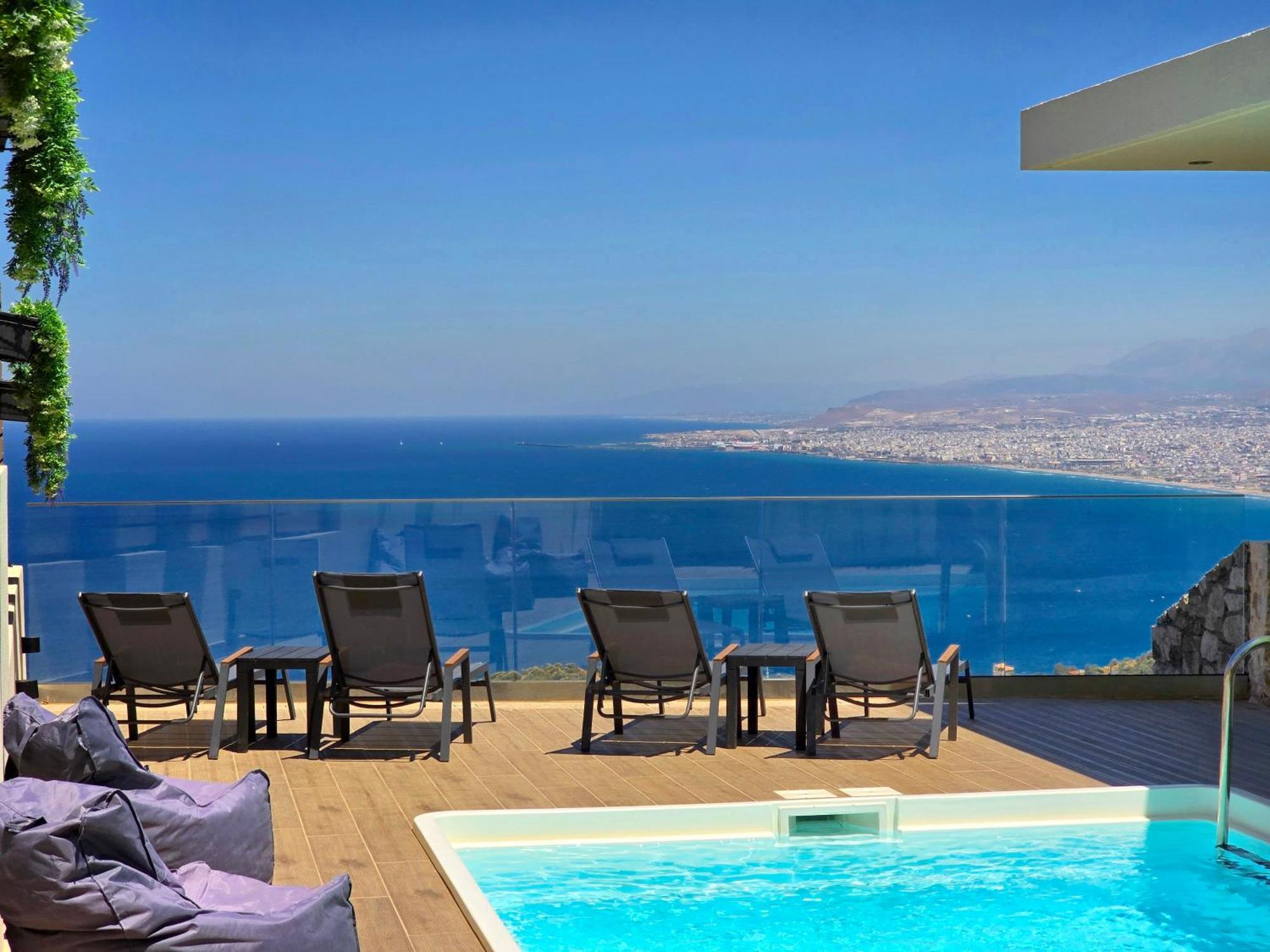 Villa Balcony, Cozy Villa With Amazing View Rodhiá 외부 사진
