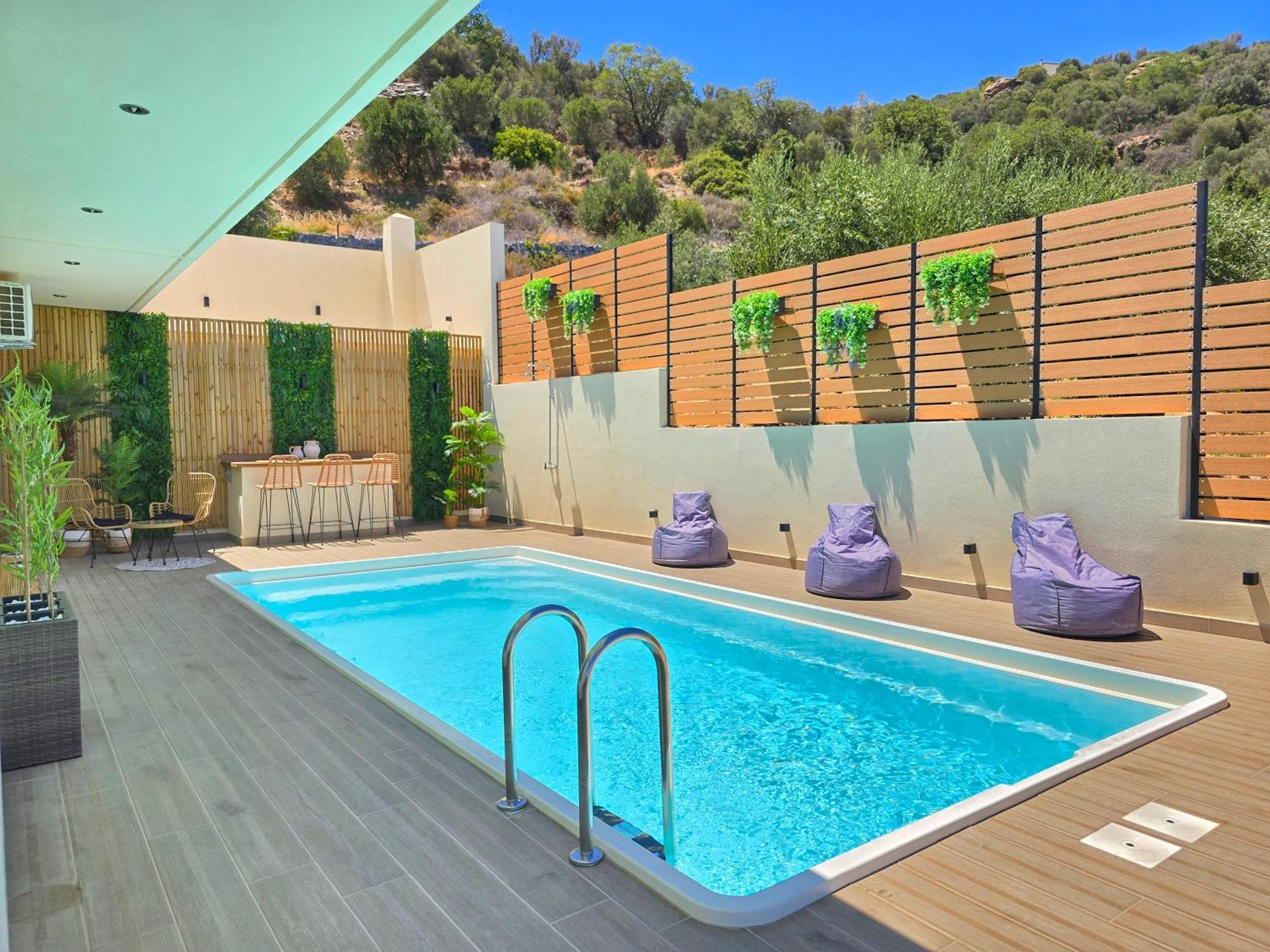 Villa Balcony, Cozy Villa With Amazing View Rodhiá 외부 사진