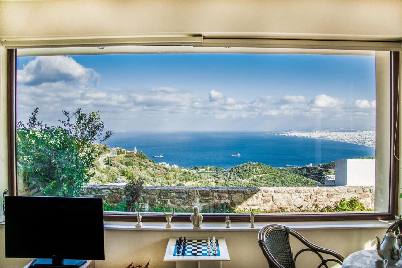 Villa Balcony, Cozy Villa With Amazing View Rodhiá 외부 사진
